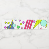 Retro Vintage 80s and 90s Style ペットボトルラベル (シングルラベル)