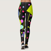 Retro Vintage 80s and 90s Style Leggings レギンス (裏面)