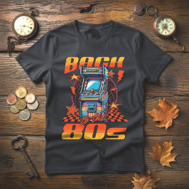 Retro Vintage 80s Arcade Games T-Shirt Tシャツ
