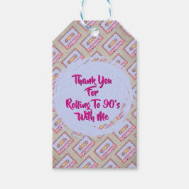 Retro Vintage 90's Cassettes Gift Tag ギフトタグ