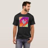 Retro Vintage Aesthetic Fencing Tシャツ (正面フル)