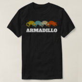 Retro Vintage Armadillo Tシャツ (デザイン正面)