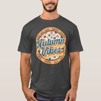 Retro Vintage Autumn Vibes Fall Thanksgiving Falli Tシャツ