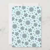 Retro Vintage Boho Daisy 70s Baby Shower  招待状 (裏面)