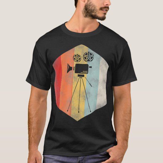 Retro Vintage Camera T Shirt - Cameraman Gift Tシャツ (正面)