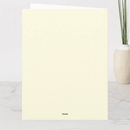 retro vintage child with flowers カード (裏面)