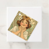 retro vintage child with flowers フェイバータグ (インサイチュ)