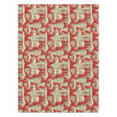 Retro Vintage Christmas Landscape テーブルクロス (正面)