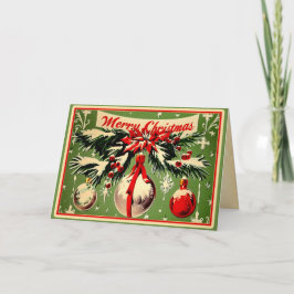 Retro Vintage Christmas: Mid Century Yuletide 3 シーズンカード