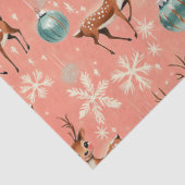 Retro Vintage Christmas Reindeer II Wrapping Paper 薄葉紙 (詳細)