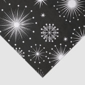 Retro Vintage Christmas Stars & Snowflakes 薄葉紙 (詳細)