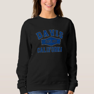 Retro Vintage Davis California 1917 Women Men Trav スウェットシャツ