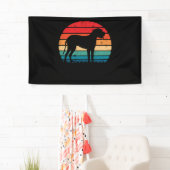 Retro Vintage Great Dane Dog Gifts 横断幕 (インサイチュ)