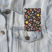 Retro Vintage Grunge Sunshine Bliss 缶バッジ (インサイチュ)