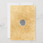 Retro Vintage Halloween Party Invitation Card 招待状 (裏面)