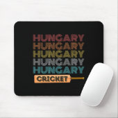 Retro Vintage Hungary Cricket  マウスパッド (マウス)