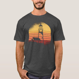 Retro Vintage Lighthouse friend Tシャツ