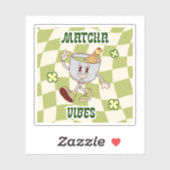 Retro Vintage Matcha Vibes シール (シート)