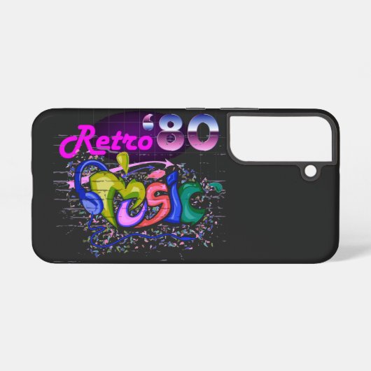  Retro Vintage Music Party Samsung Galaxyケース (裏面横)