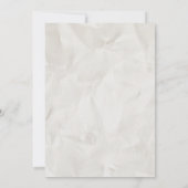 Retro Vintage Newspaper Wedding Invitation (裏面)