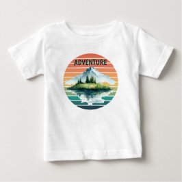 Retro Vintage Outdoor ベビーTシャツ