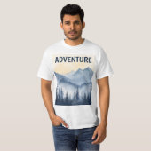 Retro Vintage Outdoor Tシャツ (正面フル)
