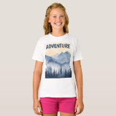 Retro Vintage Outdoor Tシャツ (正面フル)