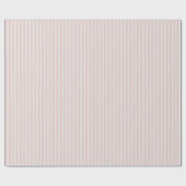 Retro Vintage Pink Stripes ラッピングペーパー (フラット)