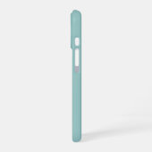 Retro Vintage Santa & Girl Christmas  iPhone 16ケース (左側面)