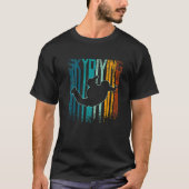 Retro Vintage skydiving Tシャツ (正面)