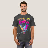 Retro Vintage Snow 80s Apres Ski Patrol Tシャツ (正面フル)