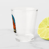 Retro Vintage Travel Arches National Park Utah ショットグラス (右)