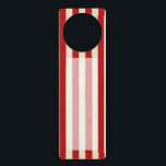 Retro Vintage Vertical PopCorn Classic Stripes ドアノブプレート<br><div class="desc">A retro style popcorn red and beige stripes decor in horizontal or in vertical fashion are a modern classic graphic design style that always make for a great custom gift for yourself or for someone special on your list, these are sure to make an impression on any festive occasions. Email...</div>