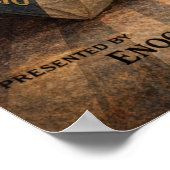 Retro Vintage Victorian Era Soap Ad ポスター (角)