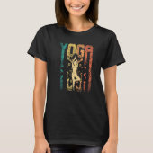 Retro Vintage Yoga Tシャツ (正面)