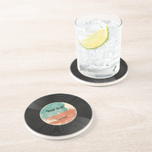 Retro Vinyl Record Music Album コースター