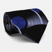 Retro Vinyl Record Pop Culture Necktie Necktie Tie ネクタイ (ロール)