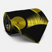 Retro Vinyl Record Pop Culture Necktie Necktie Tie ネクタイ (ロール)