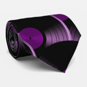 Retro Vinyl Record Pop Culture Necktie Necktie Tie ネクタイ (ロール)