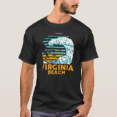 Retro Virginia Beach - SUMMER SOUVENIR Tシャツ (正面)