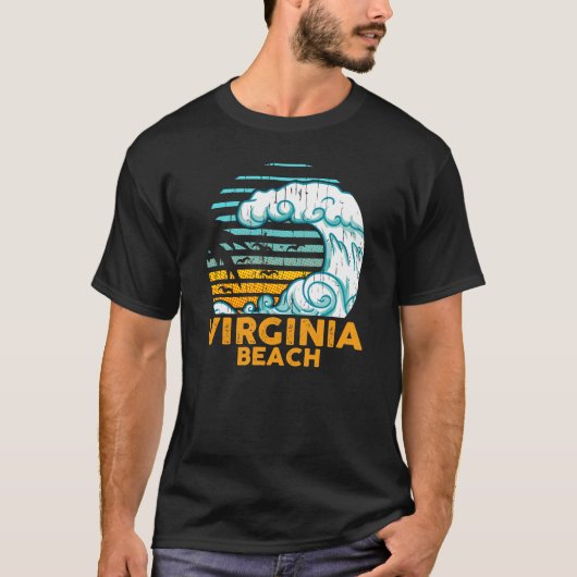 Retro Virginia Beach - SUMMER SOUVENIR Tシャツ (正面)