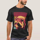 Retro Waschbär Tシャツ (正面)