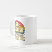 Retro WASD Gaming Keys Funny PC Gamer Design, retr コーヒーマグカップ (正面左)