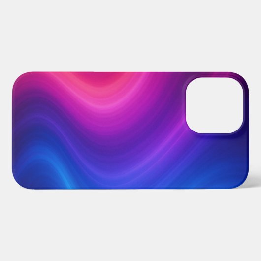 Retro Wave Abstract Phone Case 3 iPhoneケース (裏面横)