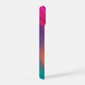 Retro Wave Abstract Phone Case iPhone 15ケース (右側面)