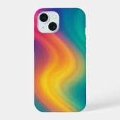 Retro Wave Abstract Phone Case iPhone 15ケース (裏面)