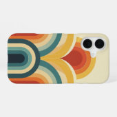 Retro Wave Arches iPhone 16ケース (裏面横)