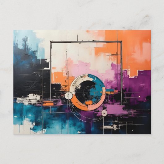 Retro Wave Design 04 - Postcard シーズンポストカード (正面)