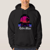 “Retro Wave” Hoodie パーカ (正面)