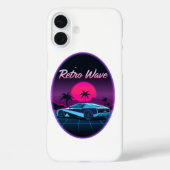 “Retro Wave” Neon Sunset Case-Mate iPhoneケース (裏面)